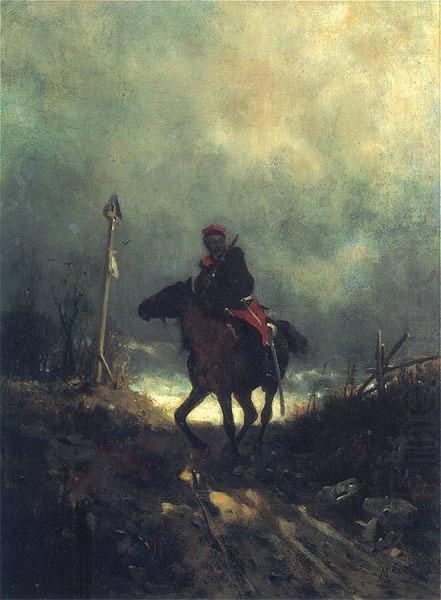 Maksymilian Gierymski Insurgent of 1863. oil painting picture